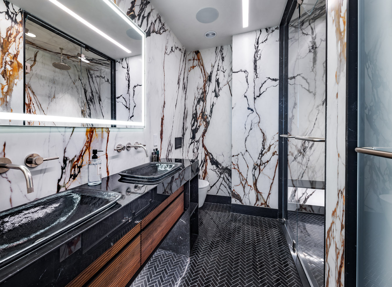 Porcelain Tile, curbless shower